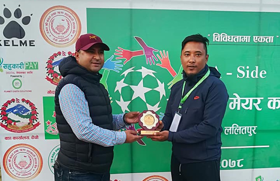 दोस्राे गोदावरी मेयर कप फुटबलको उपाधि लेलेलाई 