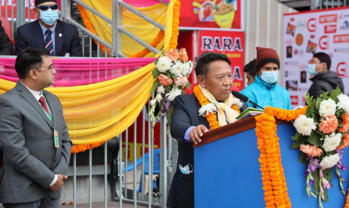 बिना दर्शक खेल गराउनु उदाहरणीय र प्रशंसनीय कार्य : एन्फा अध्यक्ष शेर्पा 