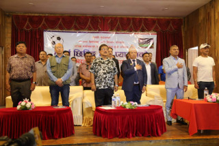 एन्फा अध्यक्ष कर्मा छिरिङ शेर्पा प्यानलको उम्मेदवारी घोषणा