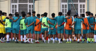 यू-२० फुटबल टोलीको बन्द प्रशिक्षणबाट ११ खेलाडी बाहिरिए