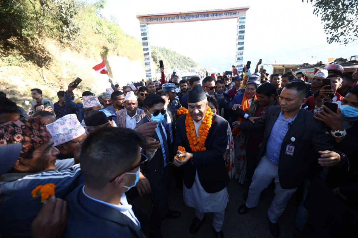 प्रधानमन्त्री देउवा गृहजिल्लामा व्यस्त