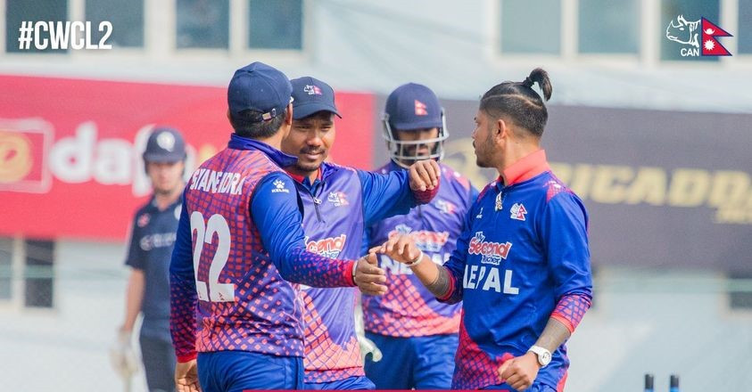 रोहित र करणको कीर्तिमानी साझेदारीमा नेपालको जित