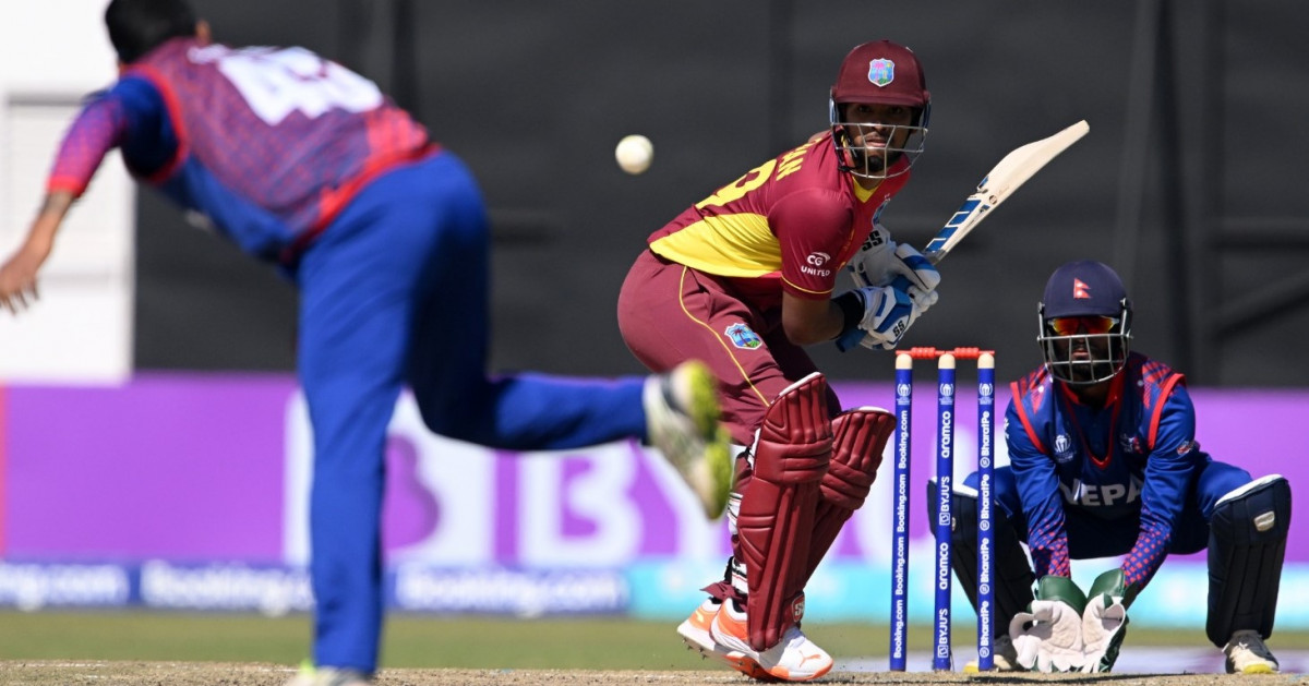नेपाल वेस्टइण्डिजसँग १०१ रनले पराजित