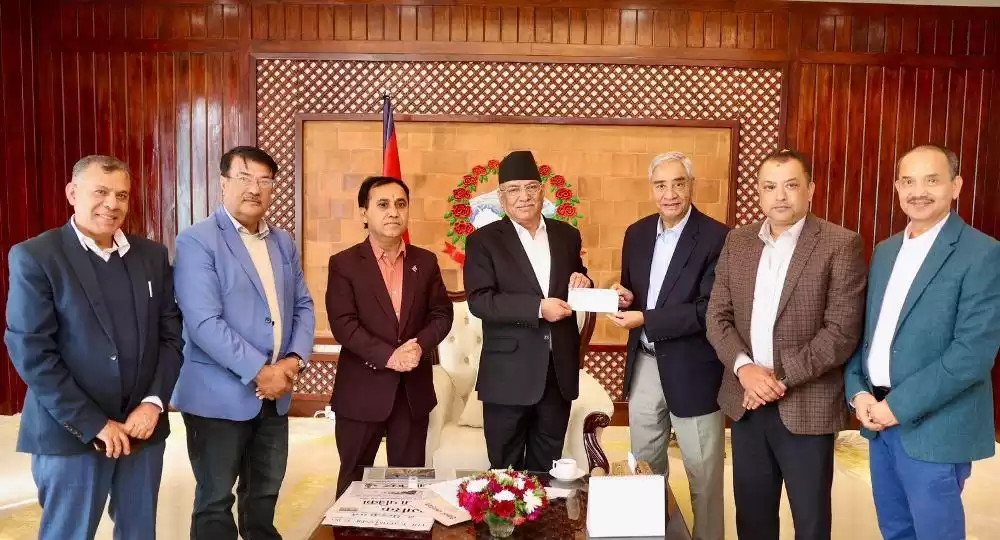 प्रधानमन्त्री राहत कोषमा कांग्रेसको ५० लाख सहयोग