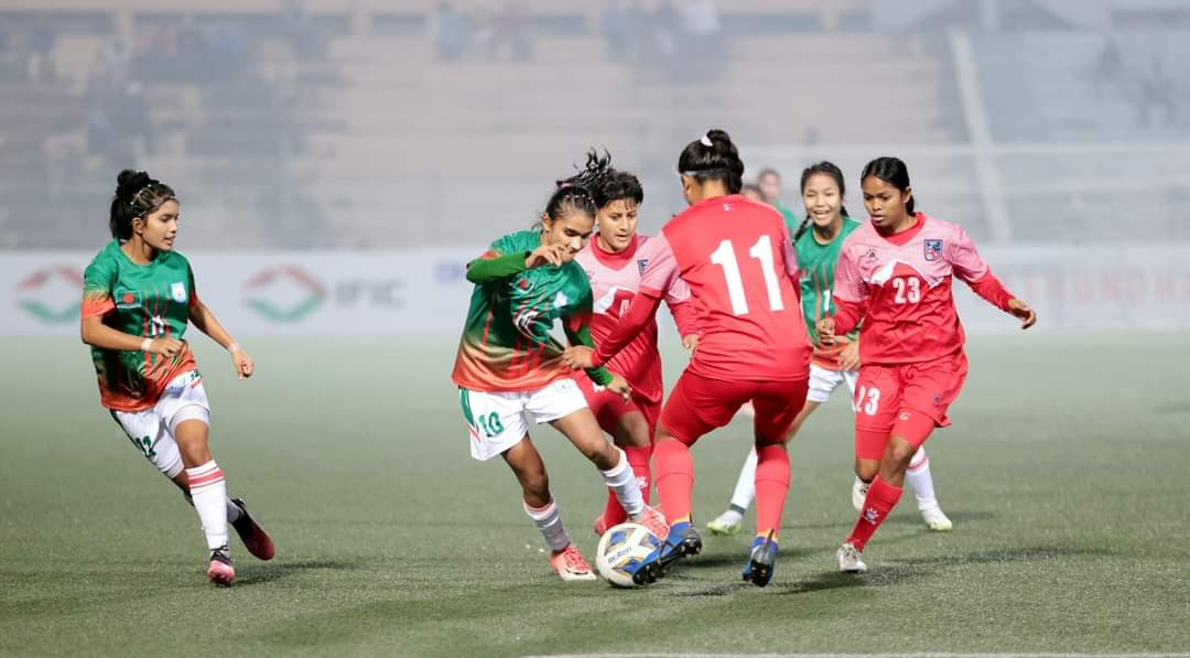 नेपाल बंगलादेशसँग पराजित
