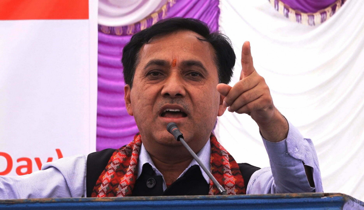 वर्तमान संविधाननै सबै चुनौती हल गर्दै मुलुकलाई समुन्नतिको उँचाइमा पुराउने भरपर्दो माध्यम हो  :महामन्त्री शर्मा