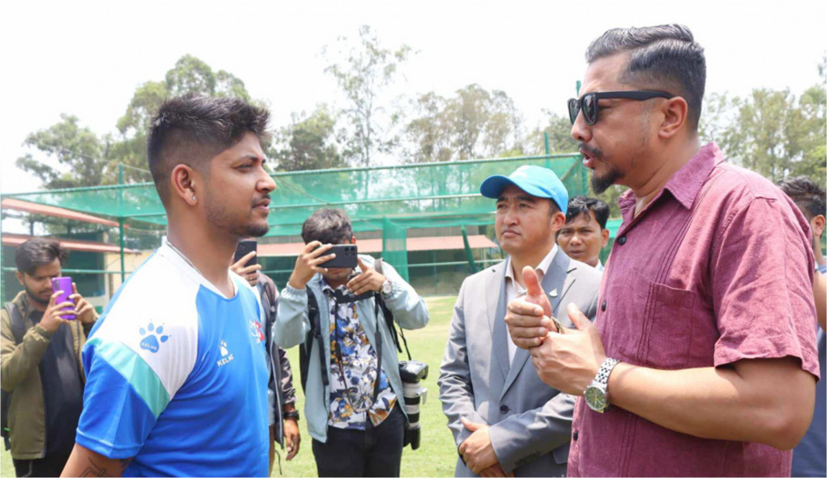 खेलकुदमन्त्री श्रेष्ठले सन्दीपलाई भेटेर भने 'हामीले गर्ने शतप्रतिशत गरेका छौँ '