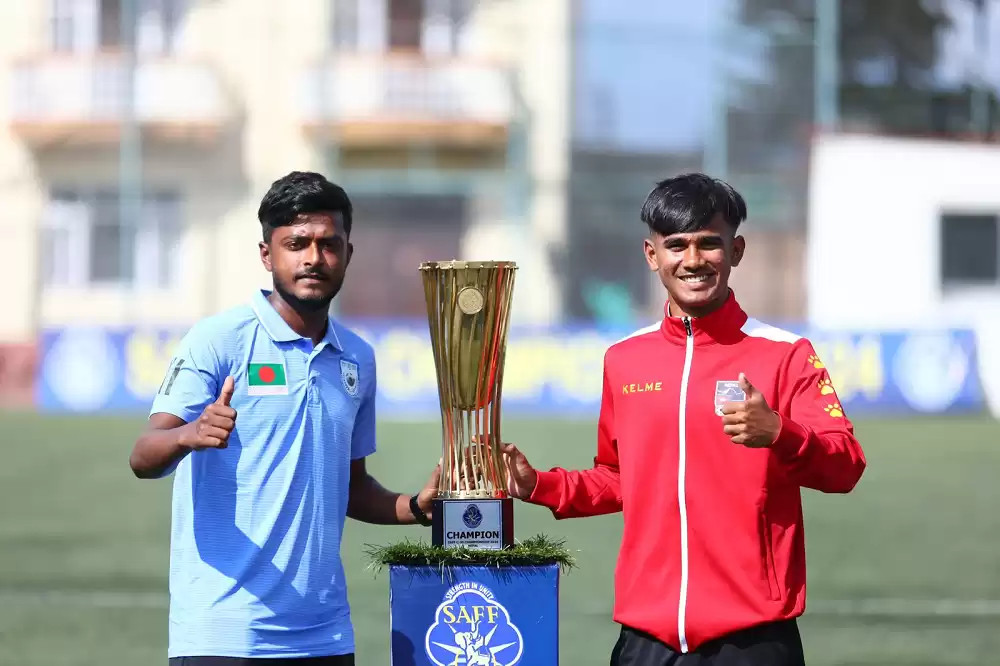 साफ यू–२० च्याम्पियनसिपको फाइनल खेलमा आज नेपाल र बंगलादेश खेल्दै
