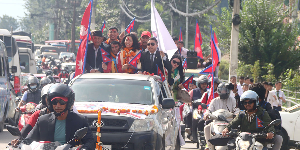 पारा ओलम्पिकमा ऐतिहासिक कास्य पदक जितेकी पलेशालाई काठमाडौमा भव्य स्वागत