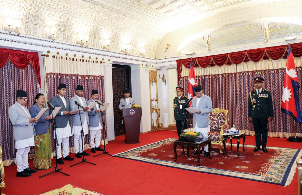 नवनियुक्त पाँच जना राजदूतले लिए पद तथा गोपनीयताको शपथ