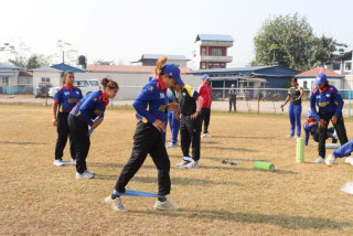 यु–१९ महिला विश्वकपको लागि नेपाली टिमको बन्द प्रशिक्षण सुरु