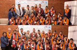 नेपाली पुरूष र महिला खो खो टोली स्वदेश फिर्ता