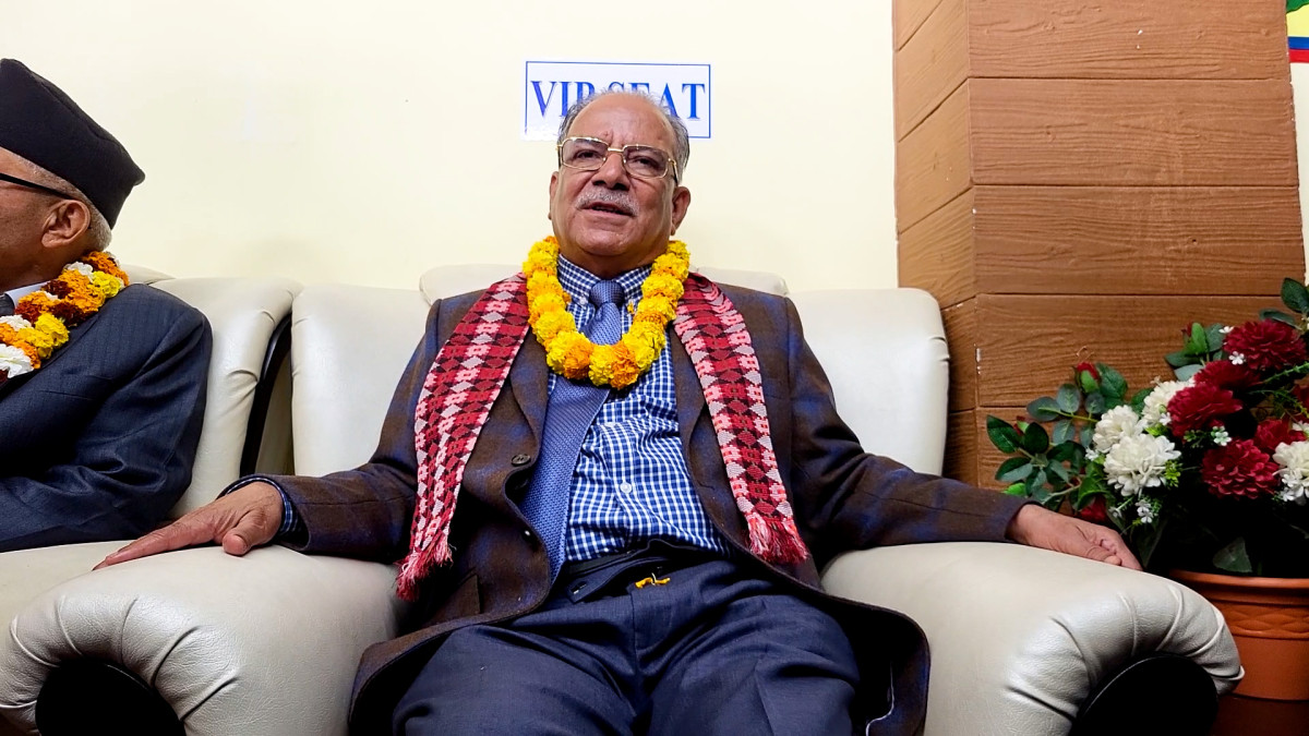 केपी ओली रहँदासम्म बाम एकता सम्भव छैन:अध्यक्ष प्रचण्ड