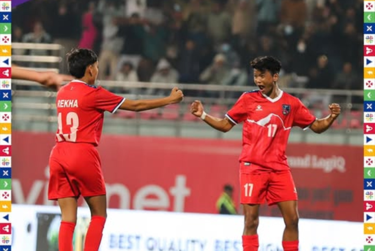 अन्तर्राष्ट्रिय महिला फुटबल च्याम्पियनसिपमा नेपालको विजयी शुरुवात