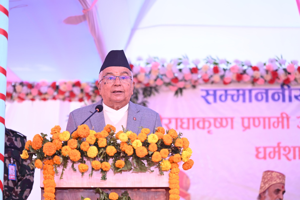जुनसुकै धर्म,सम्प्रदाय भए पनि सबैको लक्ष्य मानव सेवा हो:राष्ट्रपति पौडेल