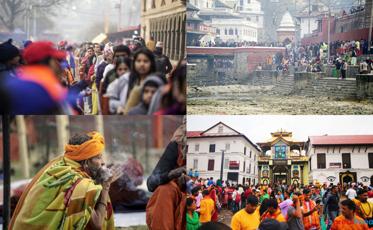 महाशिवरात्रिका अवसरमा पशुपतिनाथ मन्दिरमा भक्तजनको भीड (फोटोफिचर)
