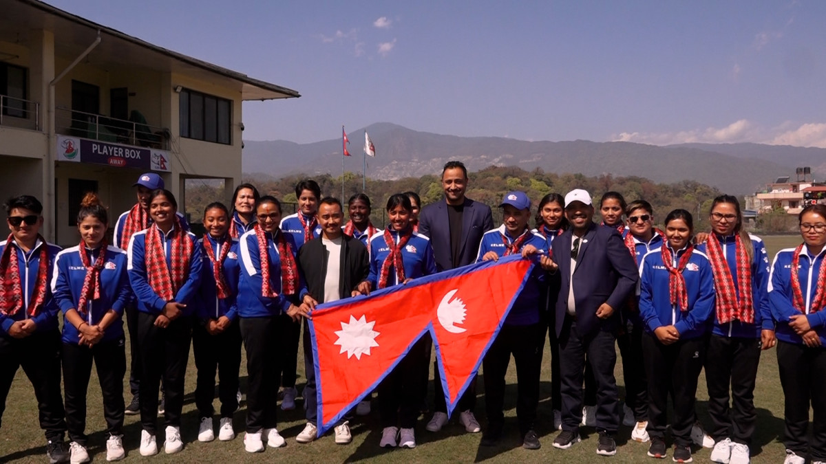 युगाण्डामा हुने महिला टी–२० आई क्रिकेट खेल्न जाने नेपाली महिला टोलीको बिदाइ