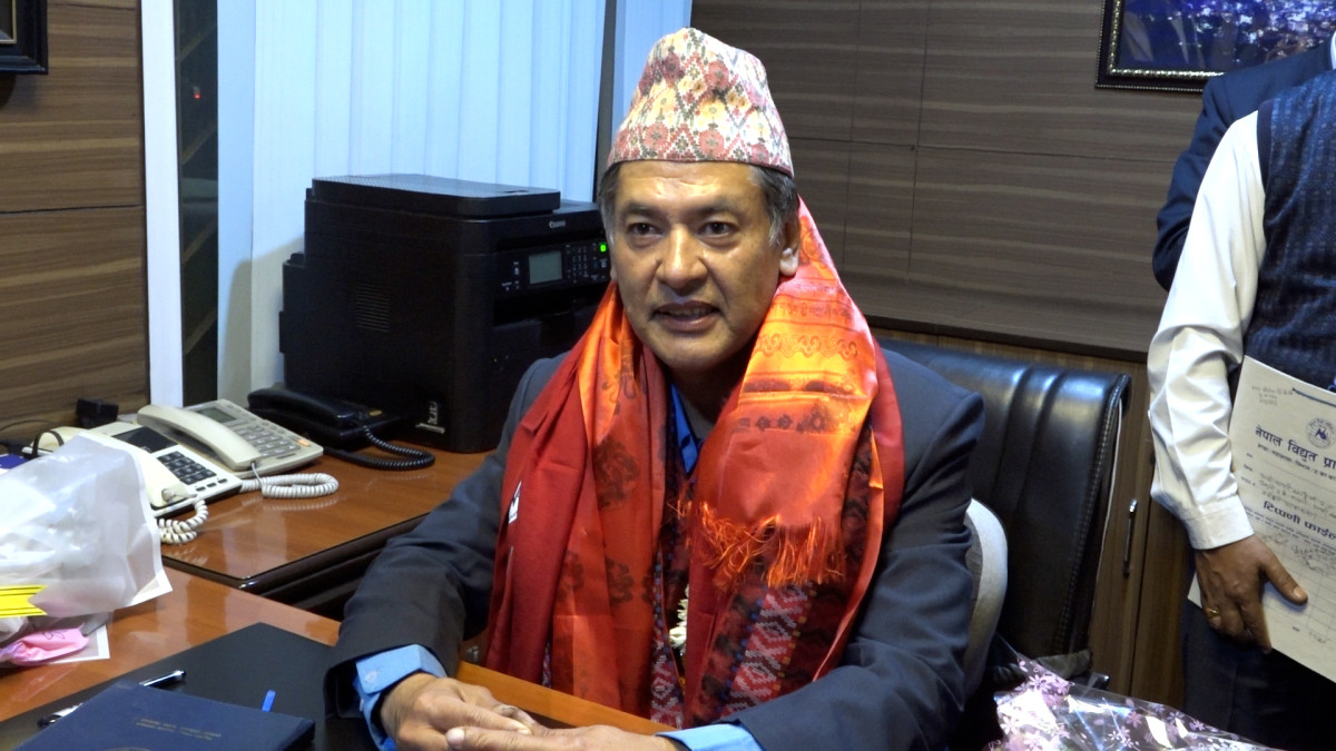 पदभार ग्रहण गर्दै नवनियुक्त शाक्यले भने-लोडसेडिङ हुदैन