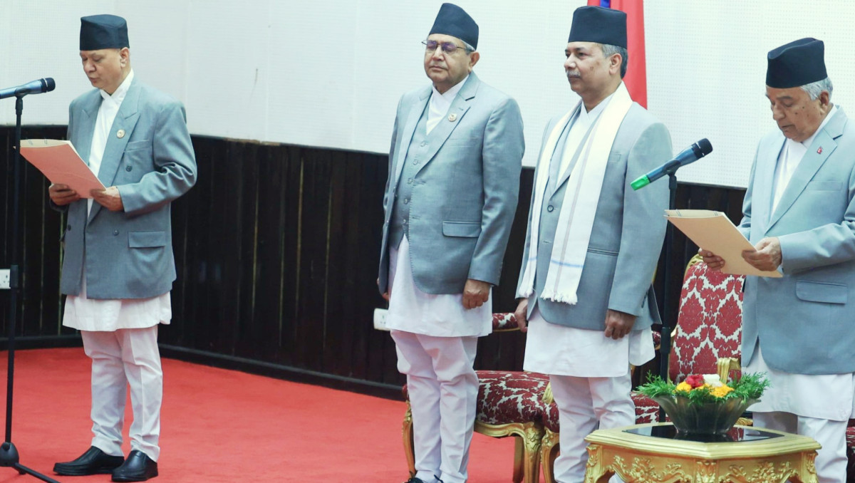 नवनियुक्त शिक्षामन्त्री पन्तले लिए पद तथा गोपनियताको शपथ