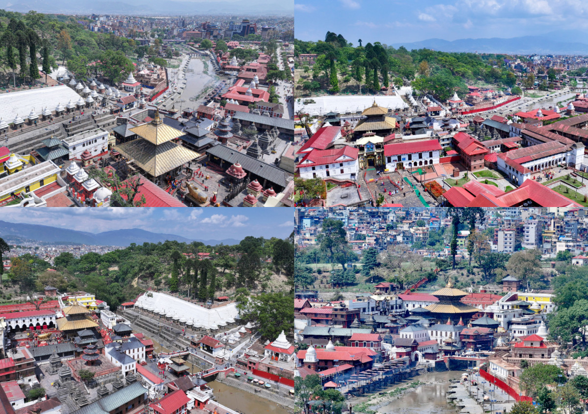 यस्तो देखियो आकाशबाट पशुपतिनाथ मन्दिर (फोटोफिचर)