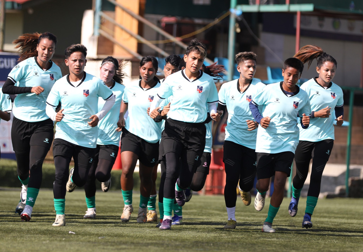 नेपाली महिला फुटबल टोलीले आज इरानविरुद्ध खेल्दै