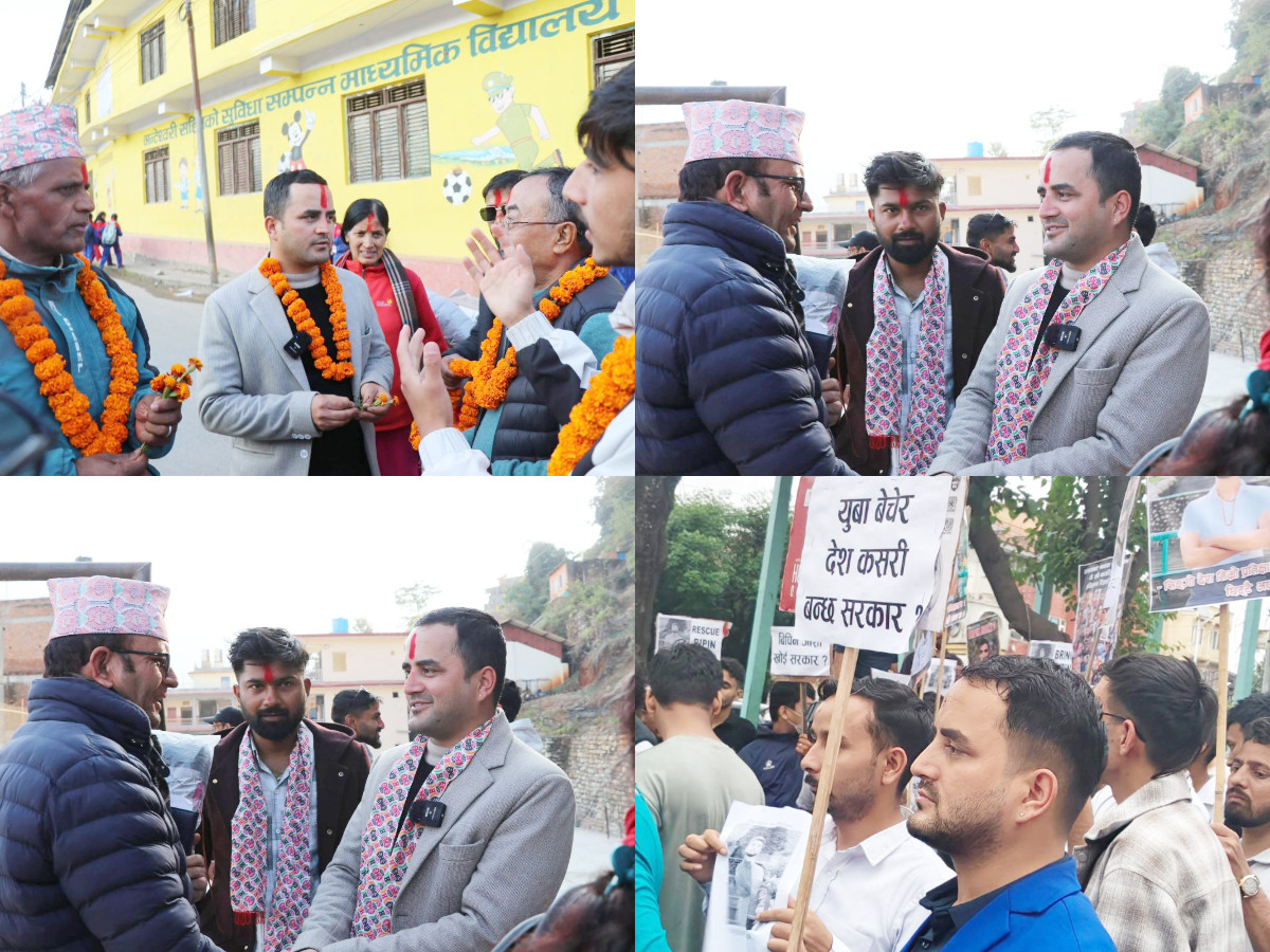 सडकको विद्रोहबाट संसदको यात्रा:समृद्ध बागलुङको सपना बोकेर सोम शर्मा चुनावी मैदानमा