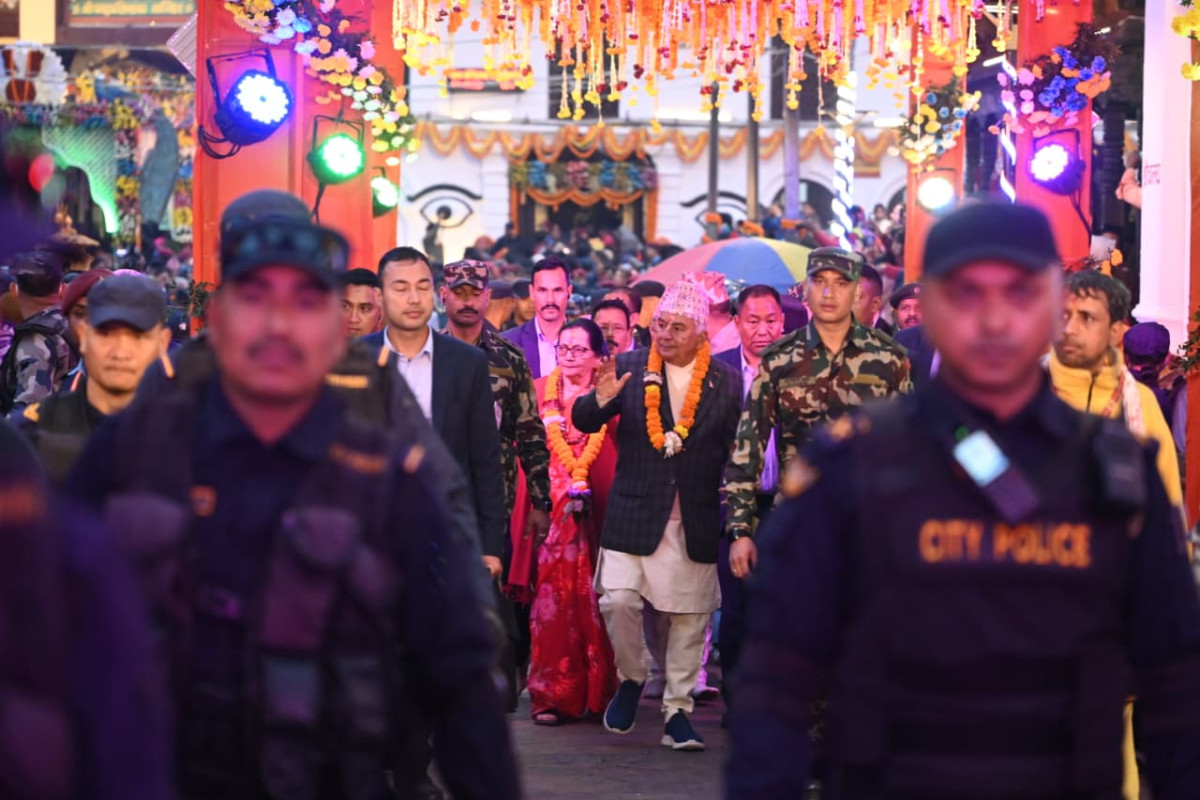 महाशिवरात्रिको अवसरमा राष्ट्रपति रामचन्द्र पौडेलद्वारा पशुपतिनाथ मन्दिरमा पूजाआराधना