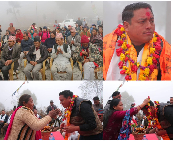 काभ्रेमा एमालेको घरदैलो : कोशी पारीका लागि अमित लामाको समृद्धिको मार्गचित्र