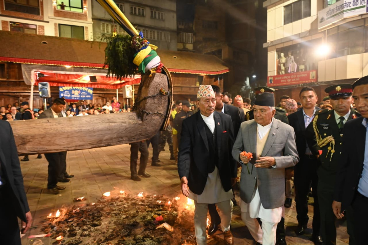राष्ट्रपति पौडेलद्वारा सेतो मच्छिन्द्रनाथको विशेष पूजाअर्चना