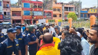 हर्क साम्पाङविरुद्ध जानकी मन्दिर अगाडि प्रदर्शन, सुरक्षा व्यवस्था कडा