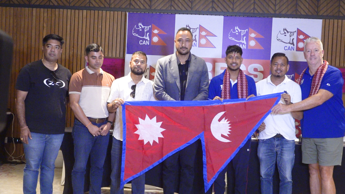 एसीसी प्रिमियर कपका लागि नेपाली टोलीको बिदाइ, सन्दीपले भने– उपाधि जितेर फर्किन्छौँ